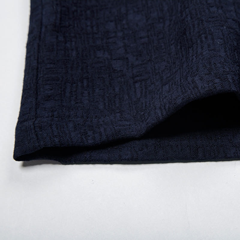 Einfarbige chinesische Tang-Anzugjacke, Herrenbekleidung