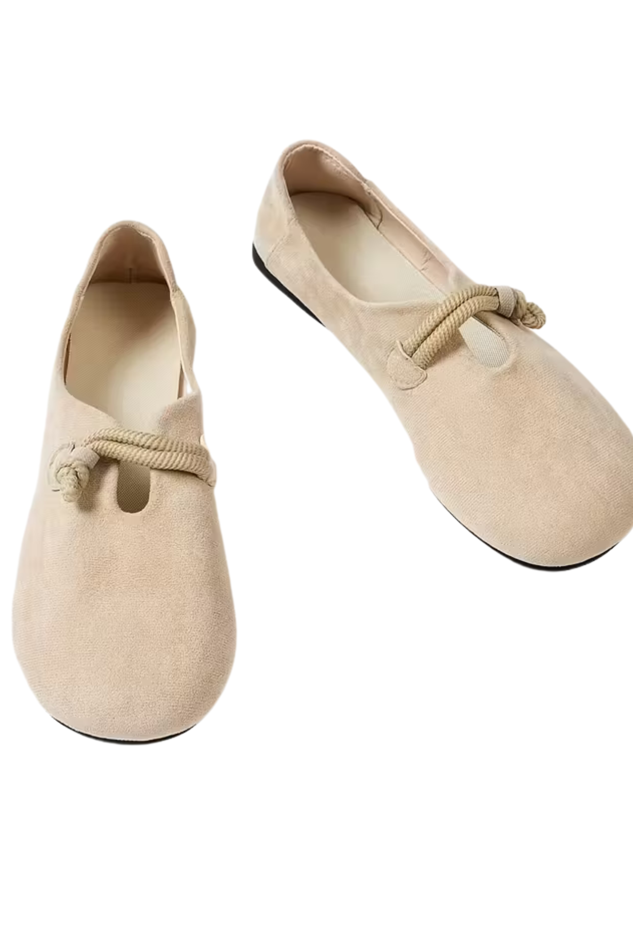 Komfort-Mokassins Damen Fara Eva aus Wildleder, weiche Slipper
