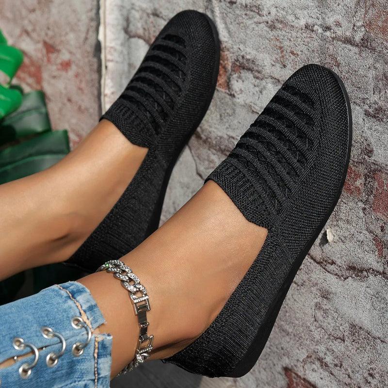 Ergonomische Komfort-Mokassins Damen Fara Mia, weiche Slipper