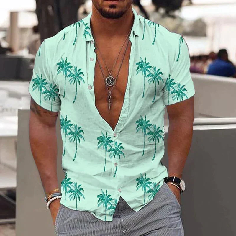Hawaii Overhemd Heren Zomer