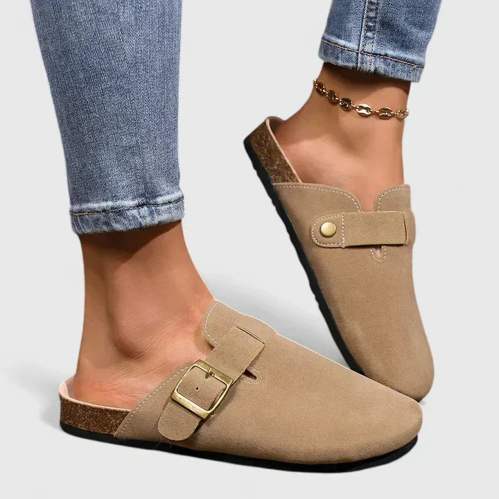 Ergonomische Komfort-Mokassins Damen Guendalina, bequeme Schuhe mit Einlage