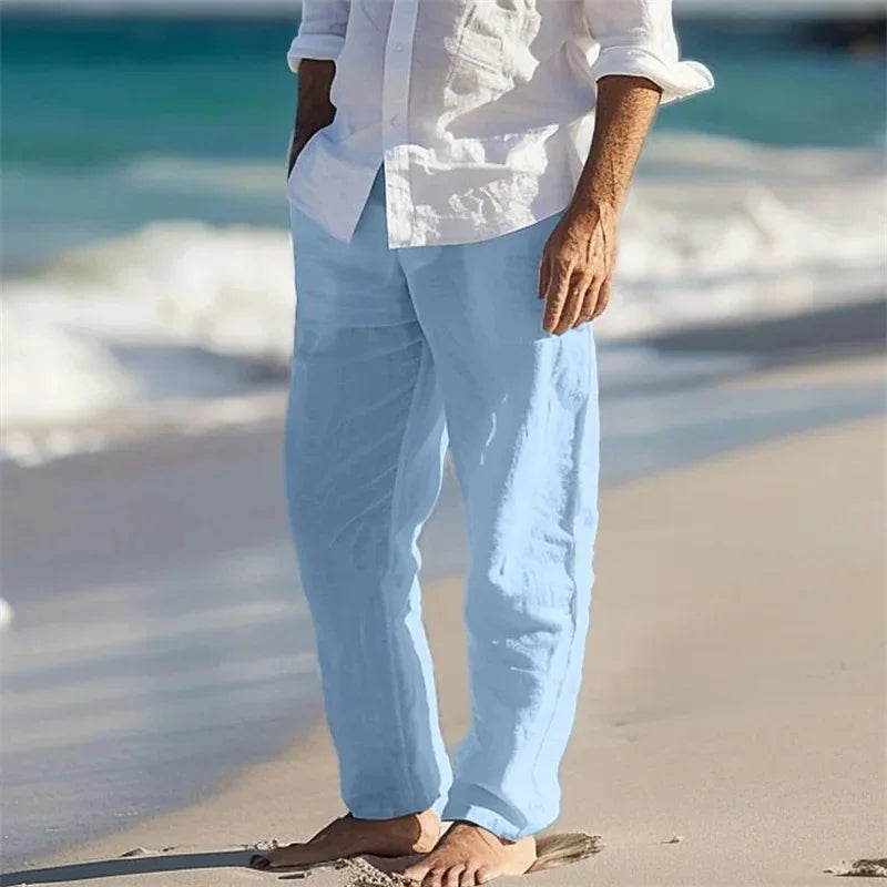 Linnen Broek Heren Zomer
