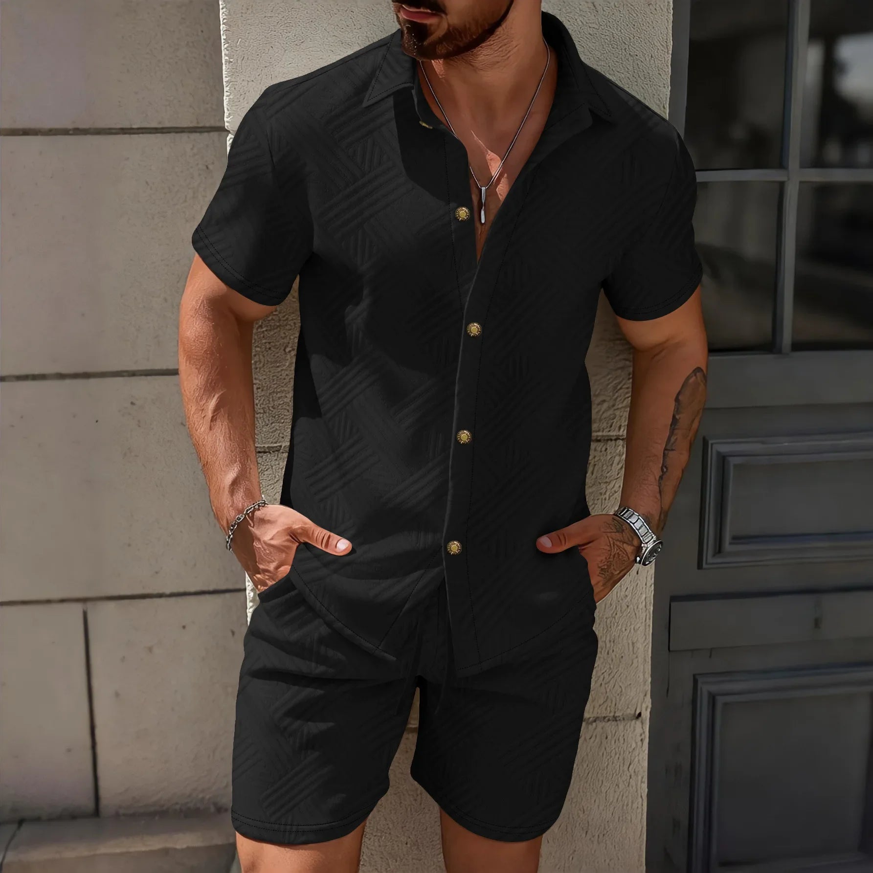Casual Zomer Set Heren