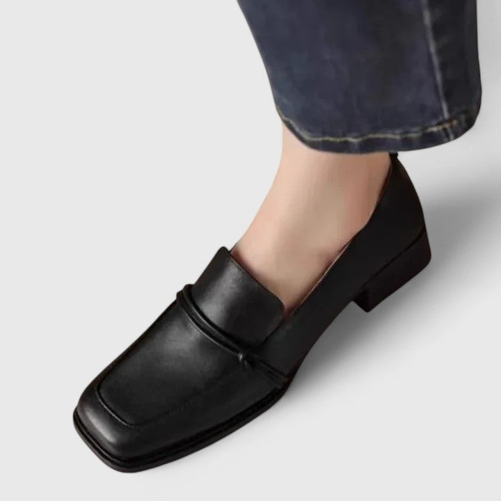 Ergonomische Komfort-Mokassins Damen Fara Lea aus Leder für bequemes Gehen