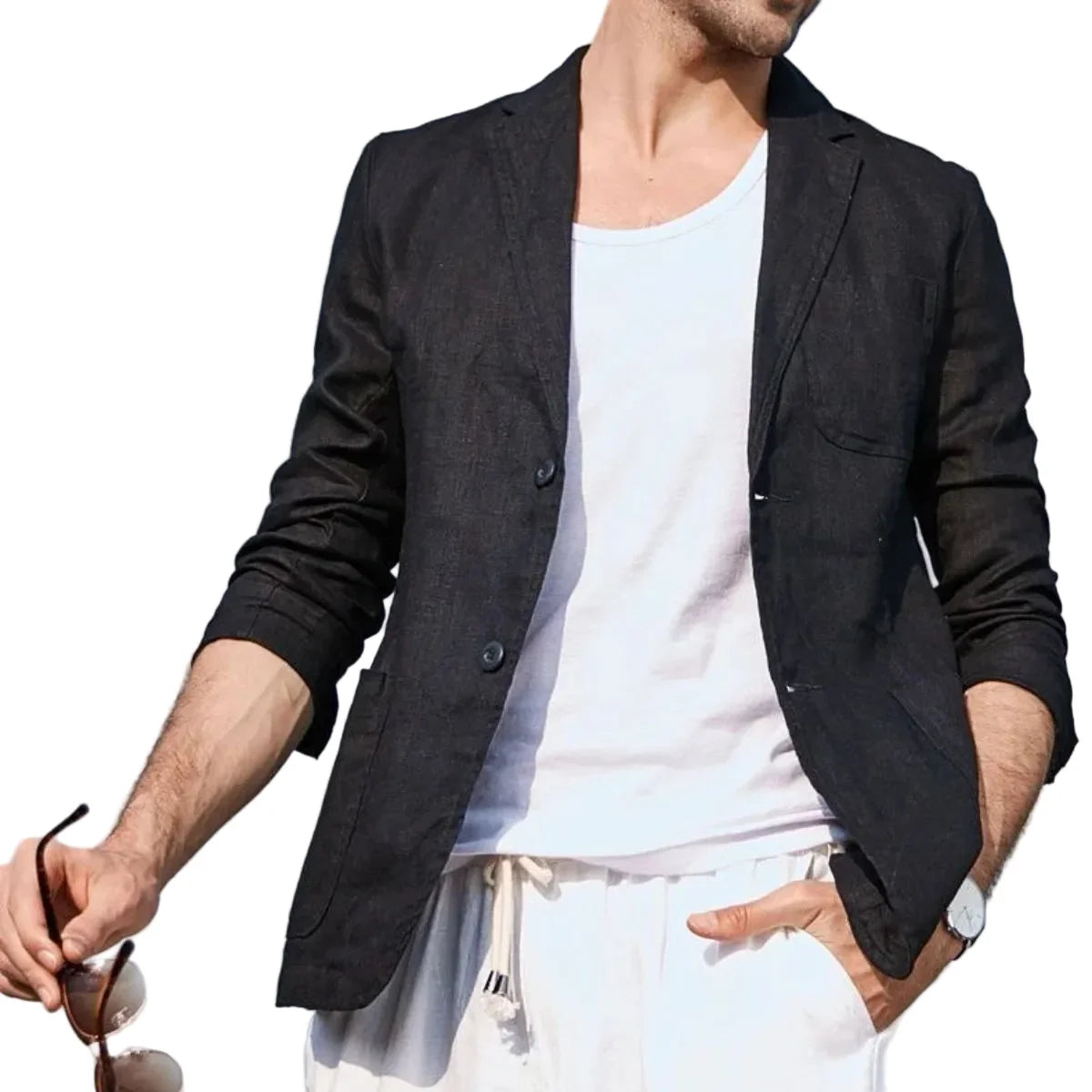 Linnen Blazer Heren