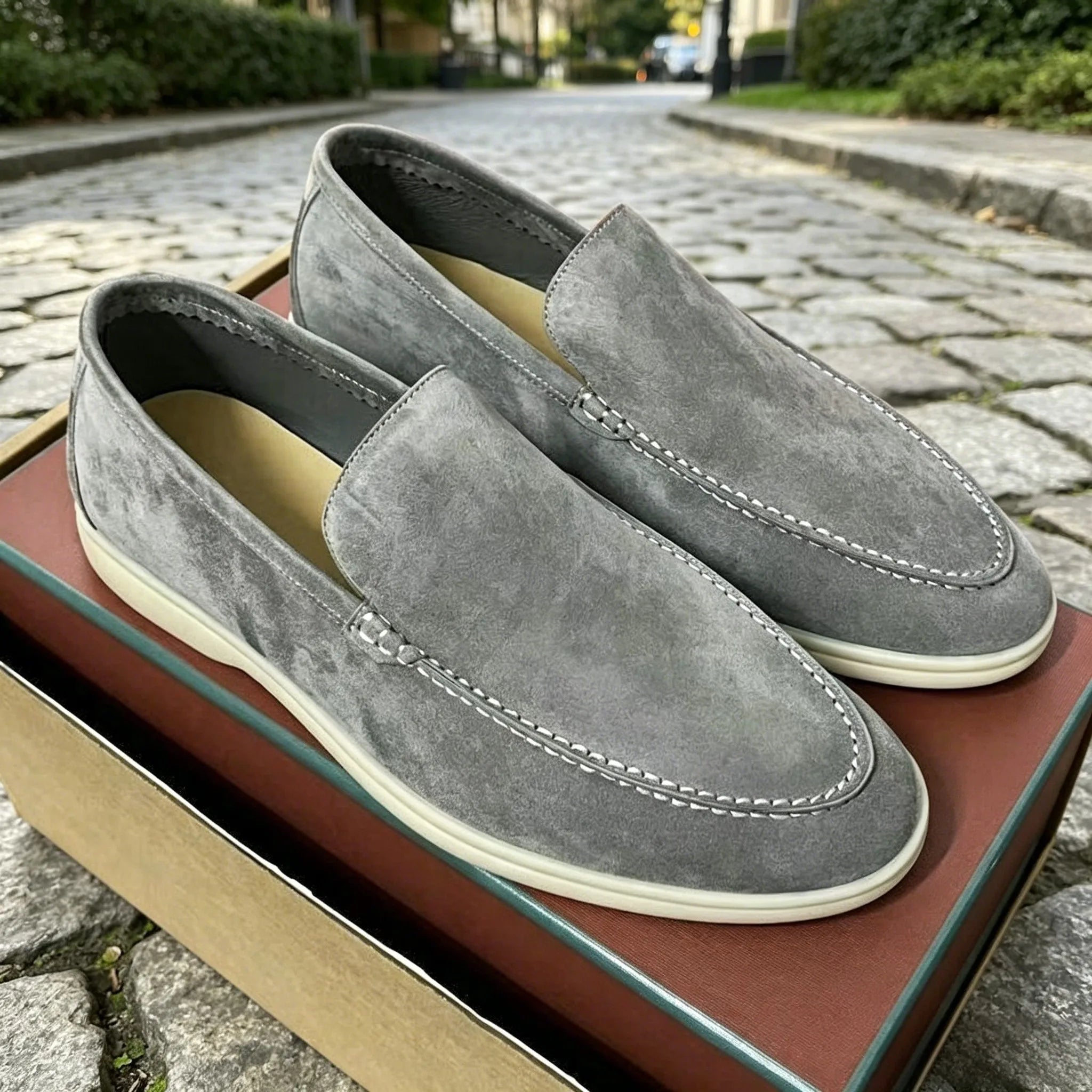 Elegante Wildleder-Loafer für Herren