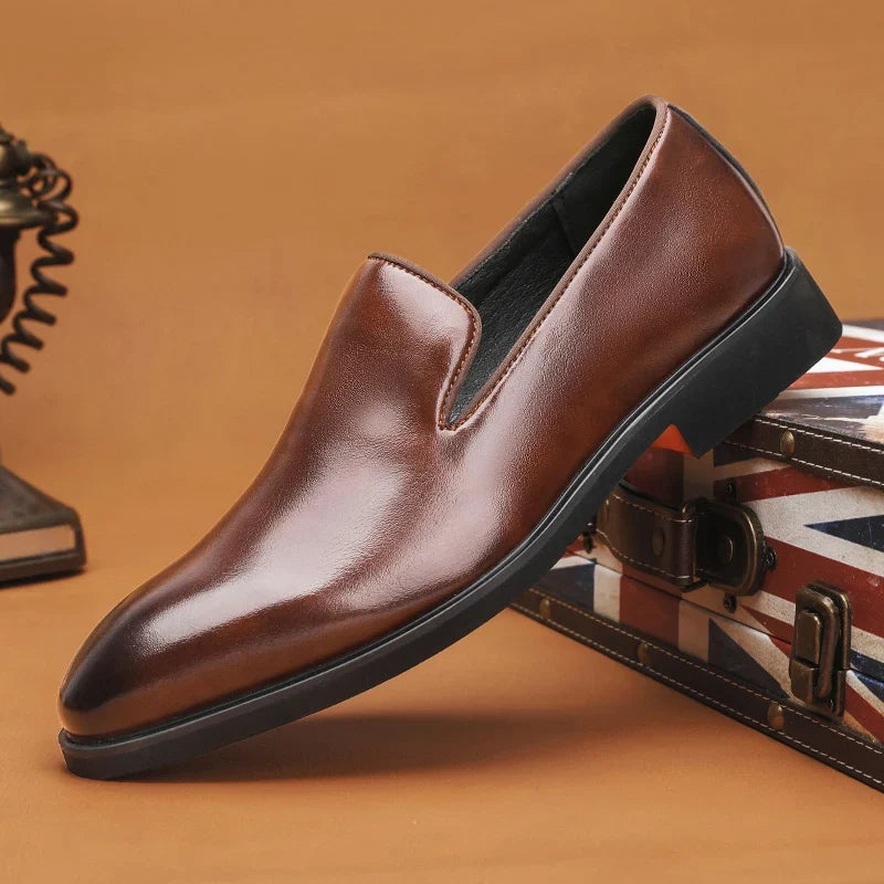 Leren Instapschoenen Heren Business