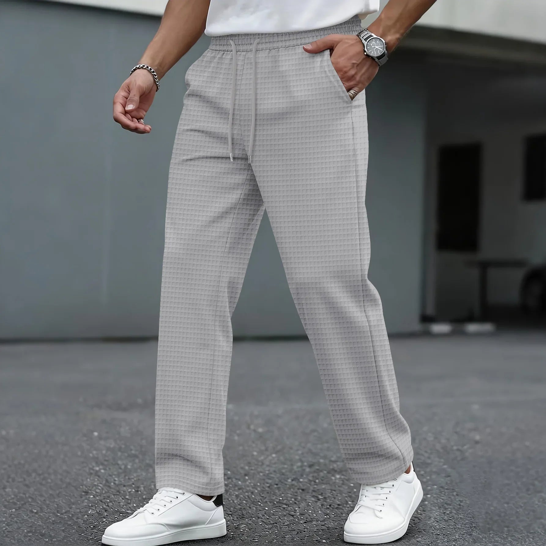 Gebreide Broek Heren