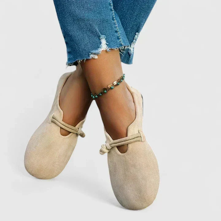 Komfort-Mokassins Damen Fedra Anna, Bequeme Slip-On aus Leder