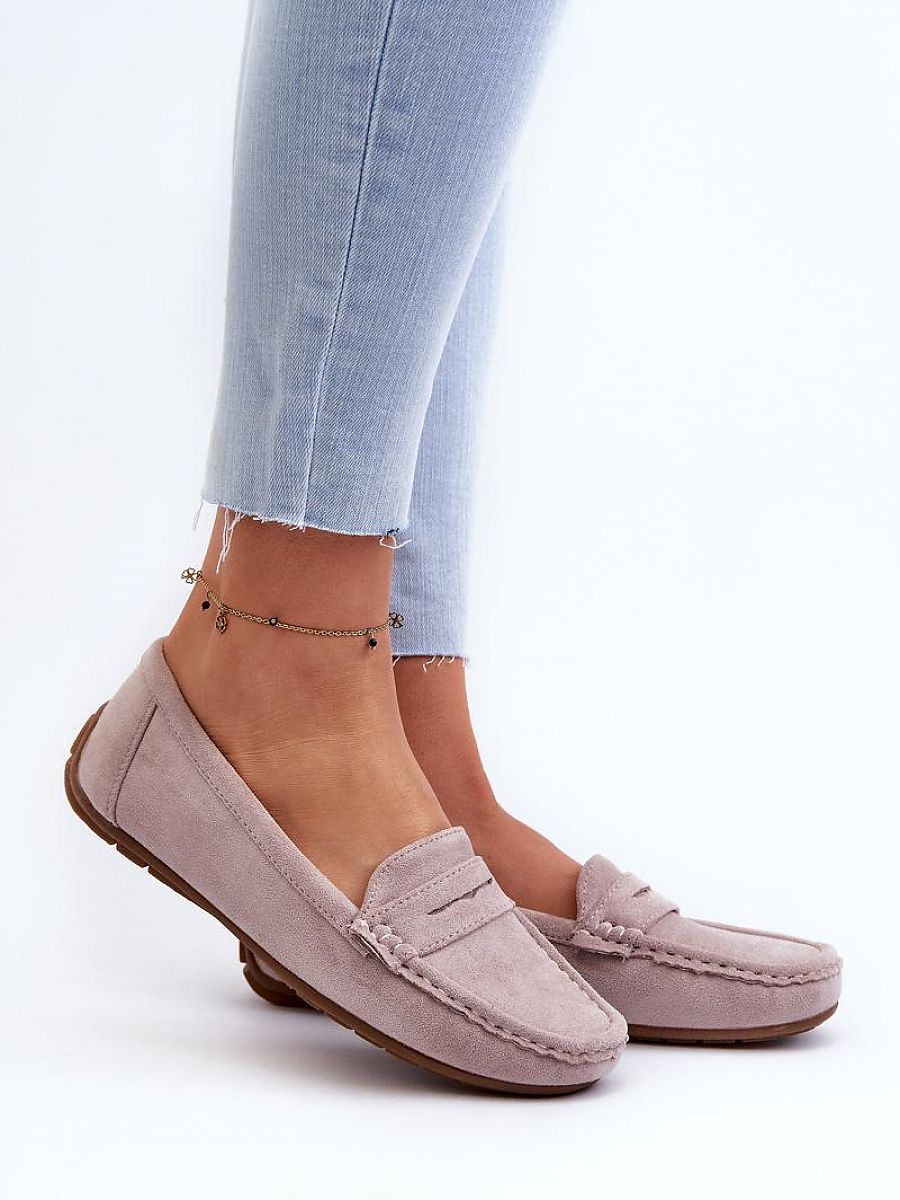 Komfort-Mokassins Damen Maria Flora, Elegante Slip-On