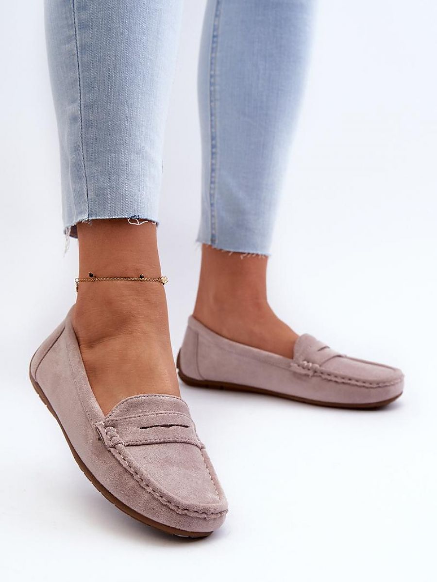 Komfort-Mokassins Damen Maria Flora, Elegante Slip-On