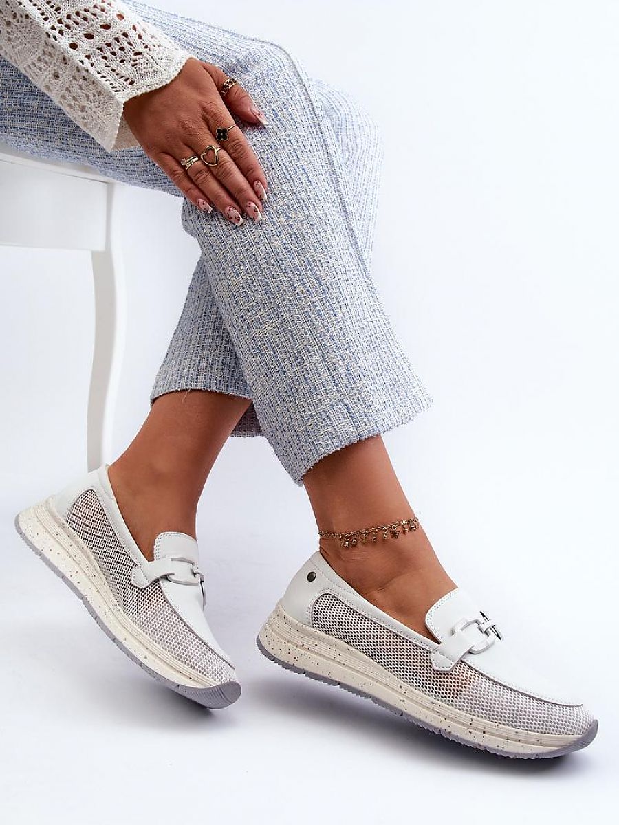 Komfort-Mokassins Damen Rina Luce, Elegante Slip-On