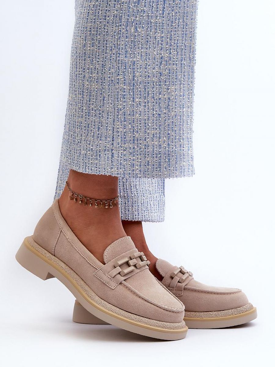 Komfort-Mokassins Damen Rina Silvia, trendige Slip-On Loafer