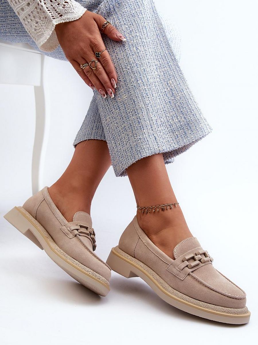 Komfort-Mokassins Damen Rina Silvia, trendige Slip-On Loafer