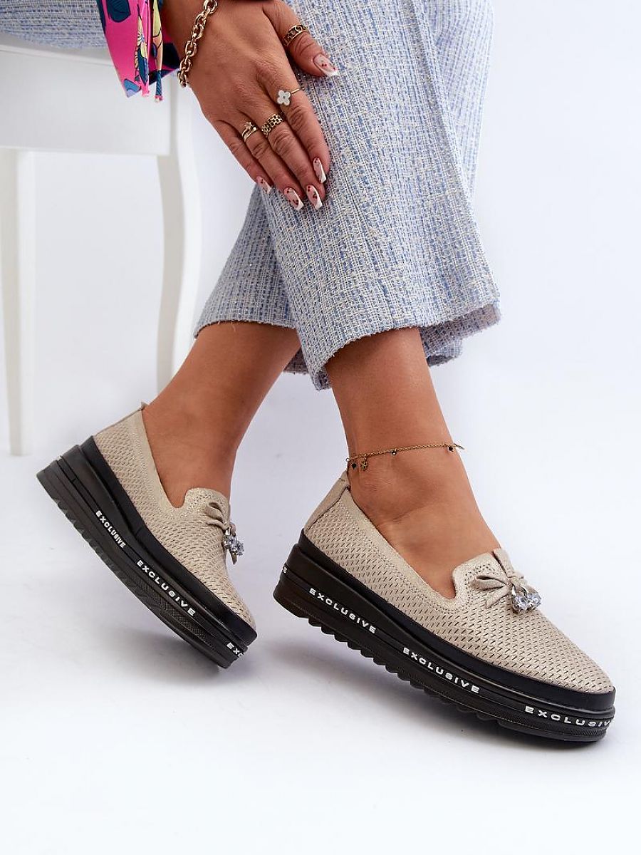 Komfort-Mokassins Damen Rina Vera, trendige Slip-On Loafer