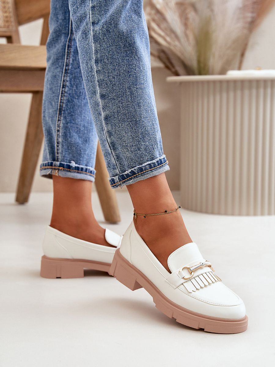 Komfort-Mokassins Damen Elena Franca, Klassische Slip-on