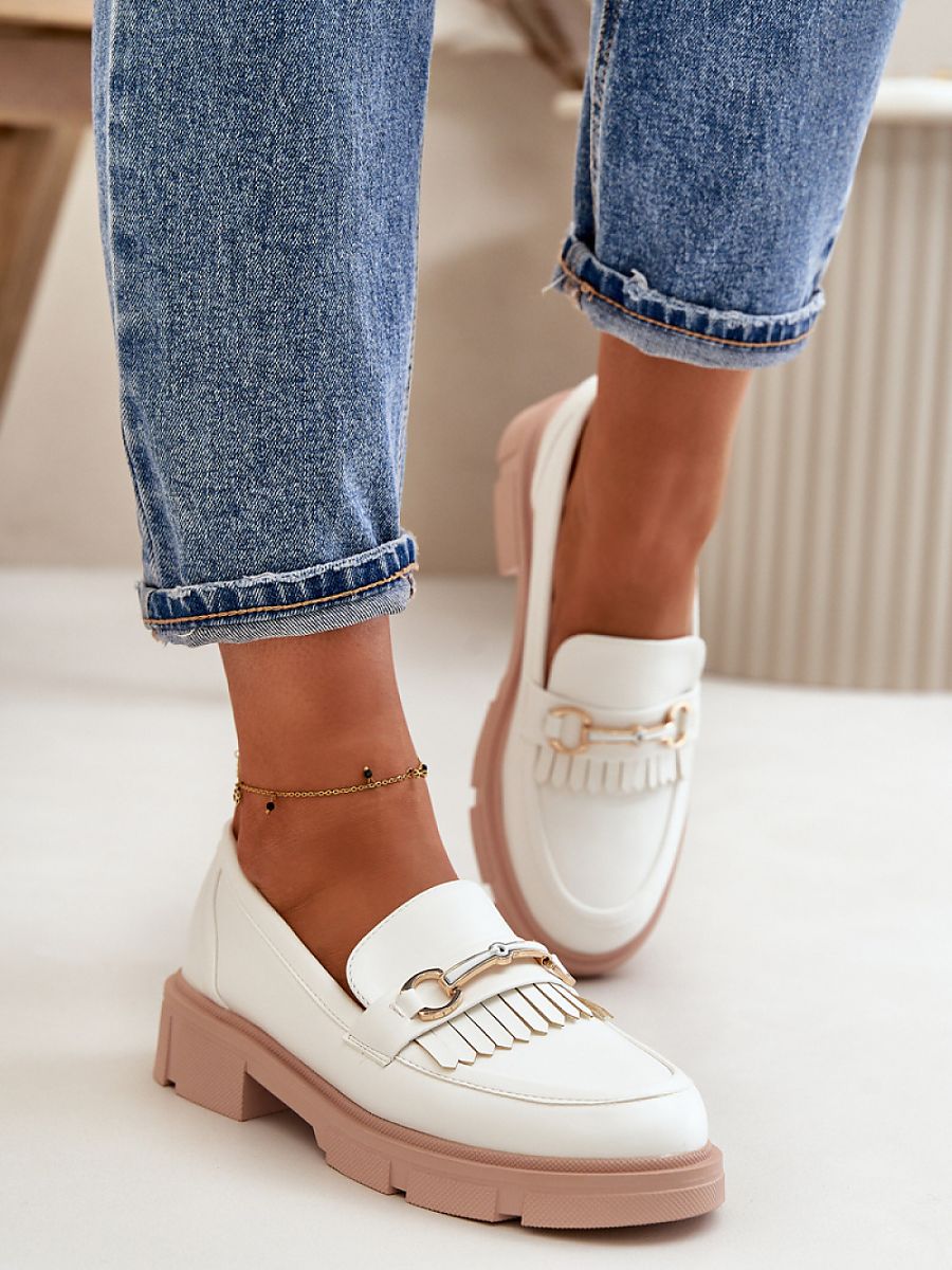 Komfort-Mokassins Damen Elena Franca, Klassische Slip-on