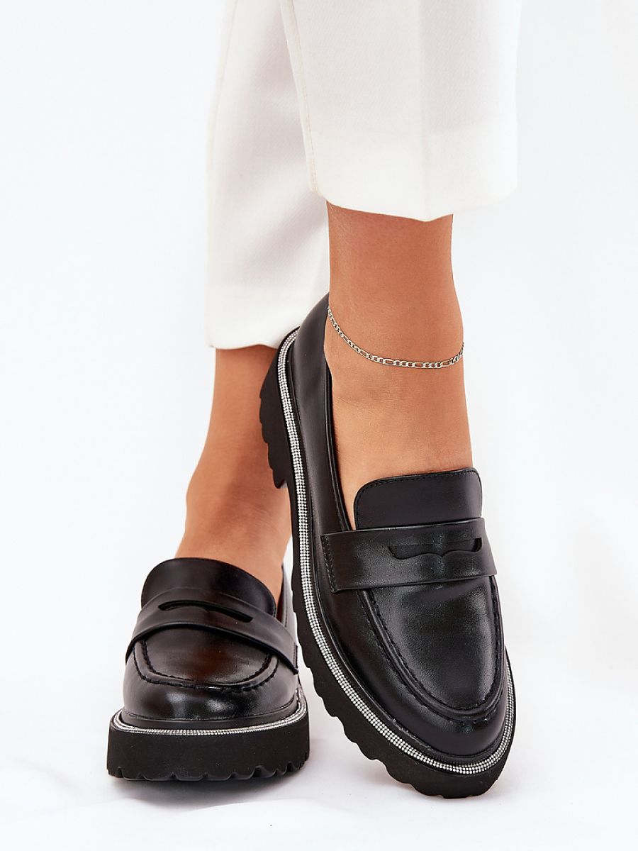 Komfort-Mokassins Damen Ada Vittoria, Kunstleder Slip-On Loafer