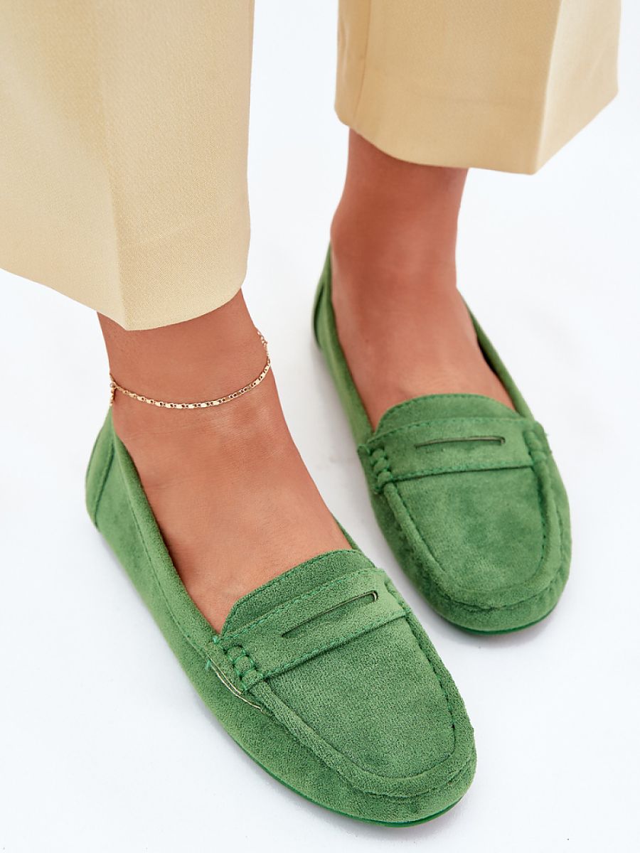 Komfort-Mokassins Damen Ada Fiore, bequeme Kunstleder Slip-On