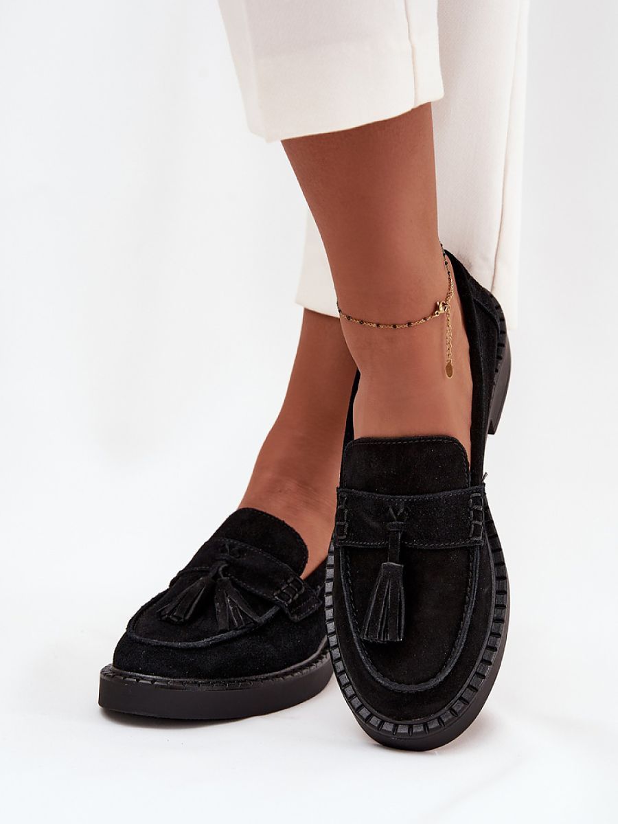 Komfort-Mokassins Damen Ida Perla, Loafer Slip-On