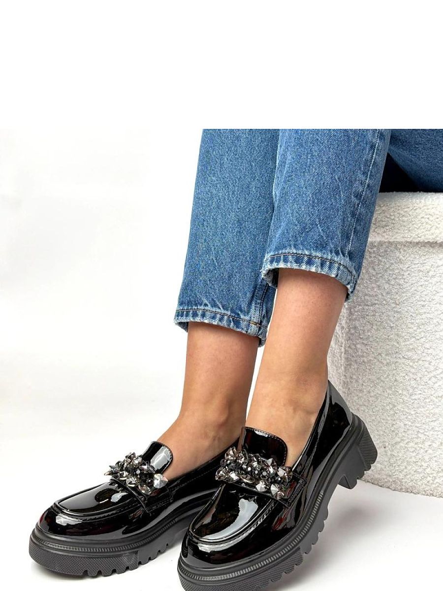 Komfort-Mokassins Damen Lea Flora, klassische Slip-On