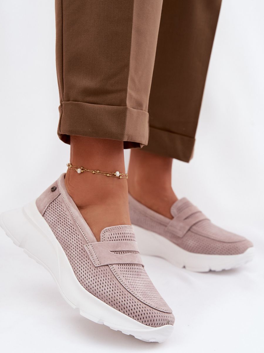 Komfort-Mokassins Damen Noa Rachele, elegante Slipper