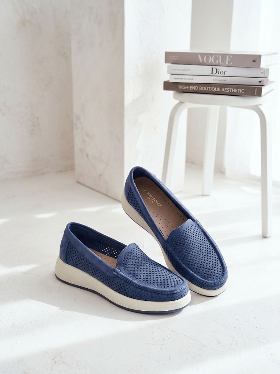 Komfort-Mokassins Damen Noa Luna, Loafer zum Hineinschlüpfen