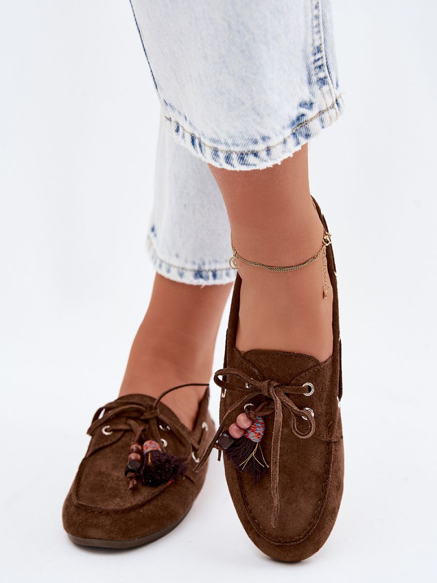 Komfort-Mokassins Damen Noa Vera, Loafer Slip-On