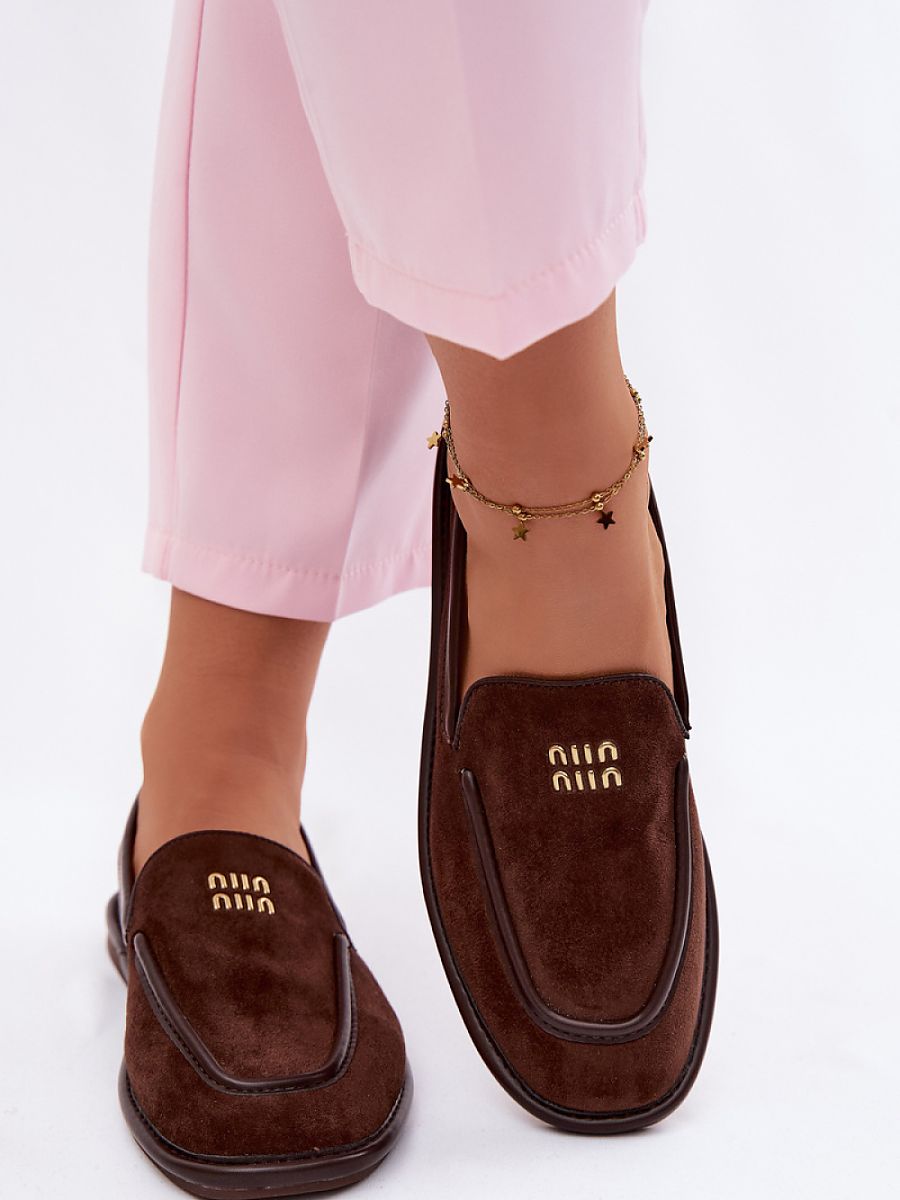 Kunstleder-Mokassins Damen Isa Marta, Loafer zum Hineinschlüpfen