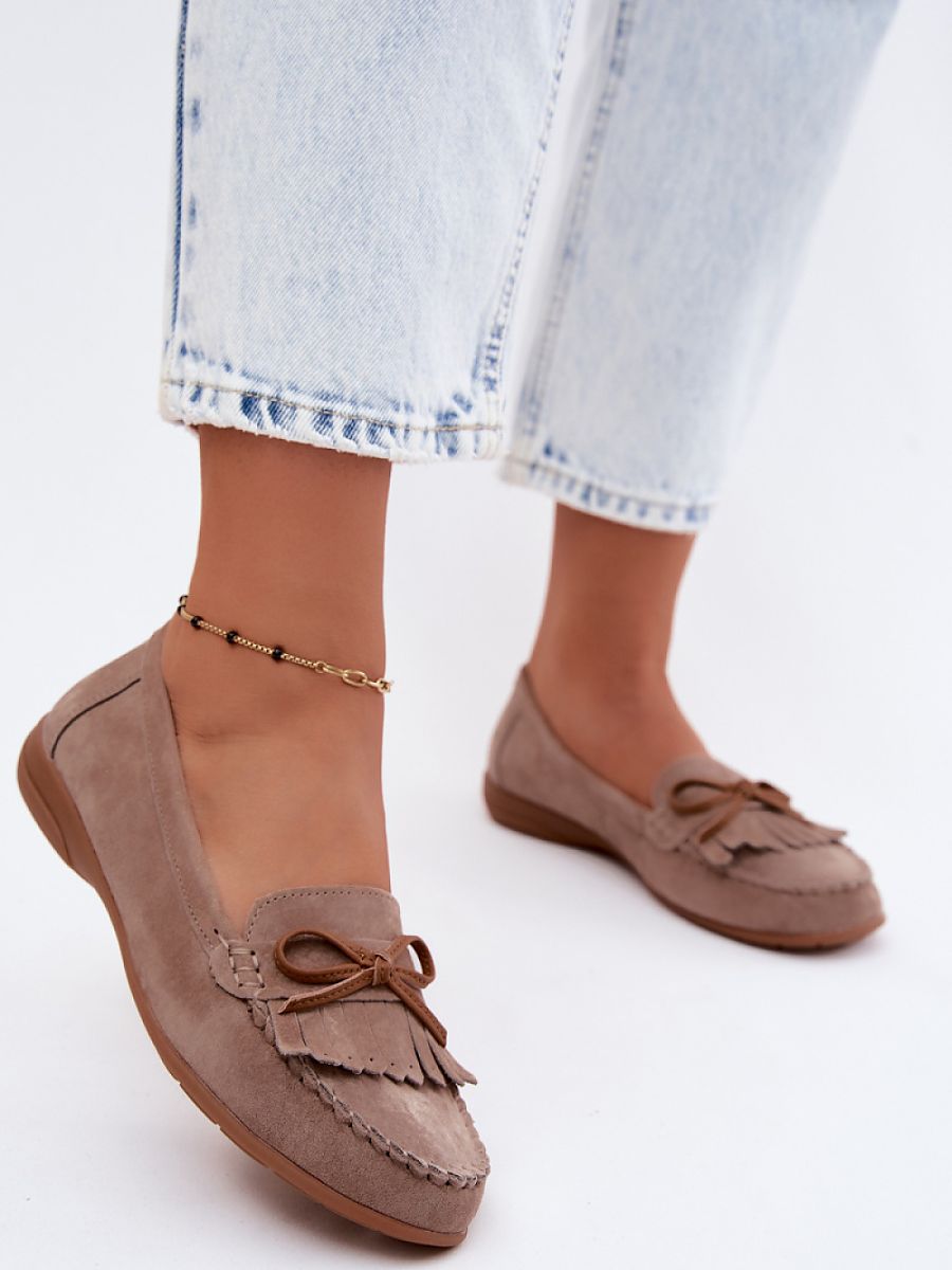 Kunstleder-Mokassins Damen Isa Dora, Loafer zum Hineinschlüpfen