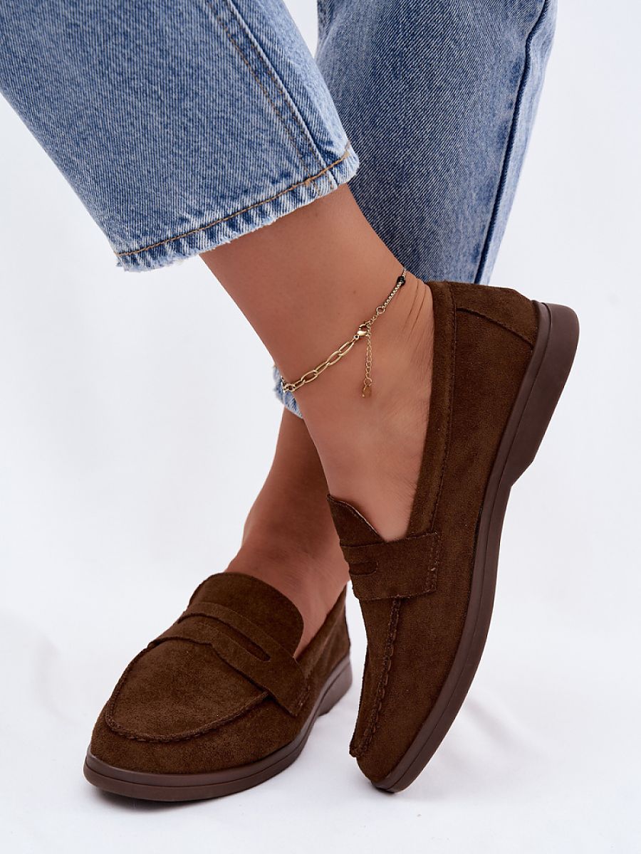 Kunstleder-Mokassins Damen Rea Chiara, Loafer zum Hineinschlüpfen
