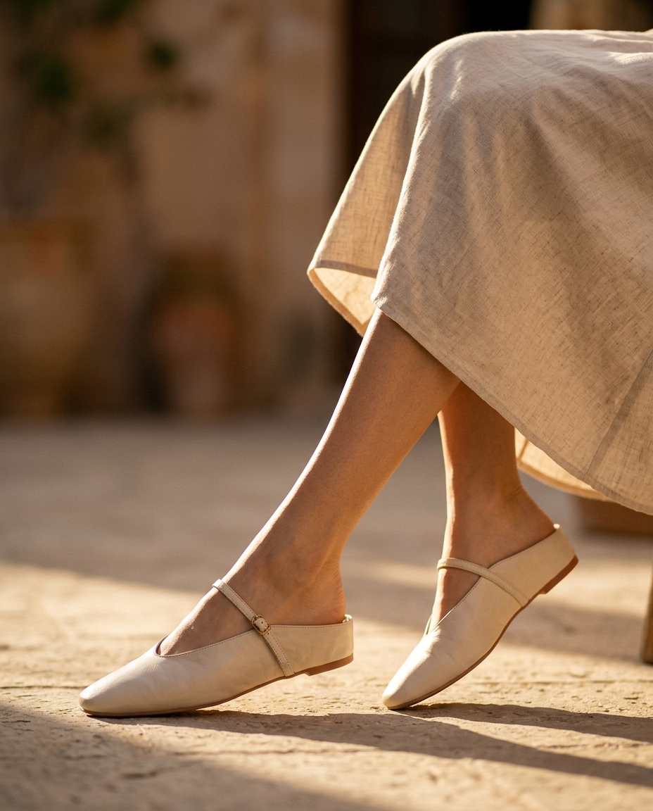 Leren Mules Dames