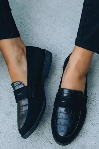 Komfort-Mokassins Damen Fara Maria aus Leder, klassische Slipper