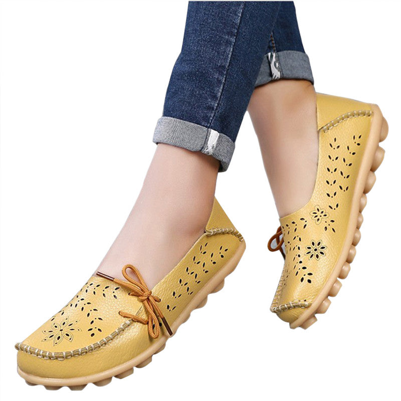 Damen Leder-Loafer für den Alltag