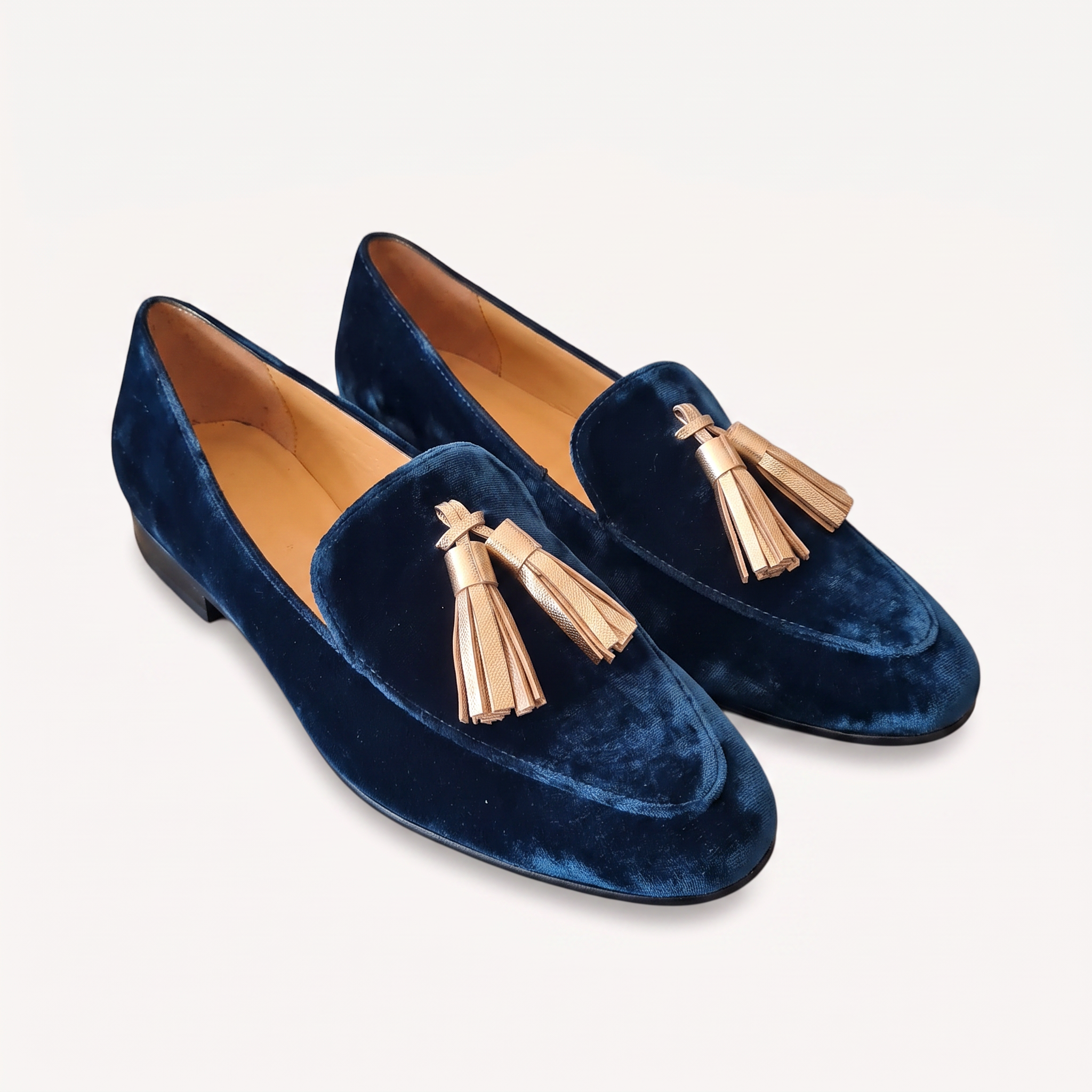 Leder-Mokassins Damen Alda Pia, bequeme Slip-Ons