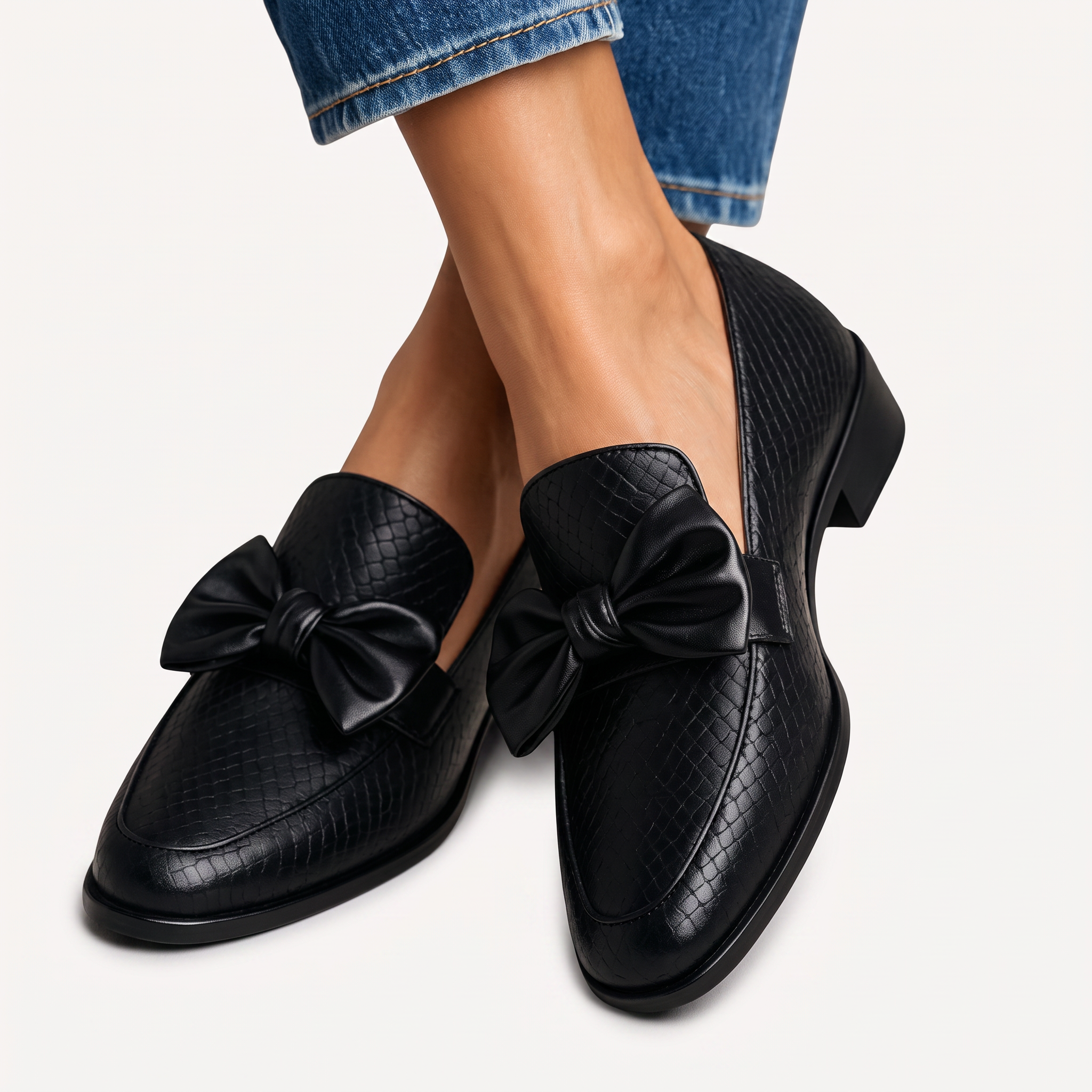 Leder-Mokassins Damen Clio Eva – elegante Slipper