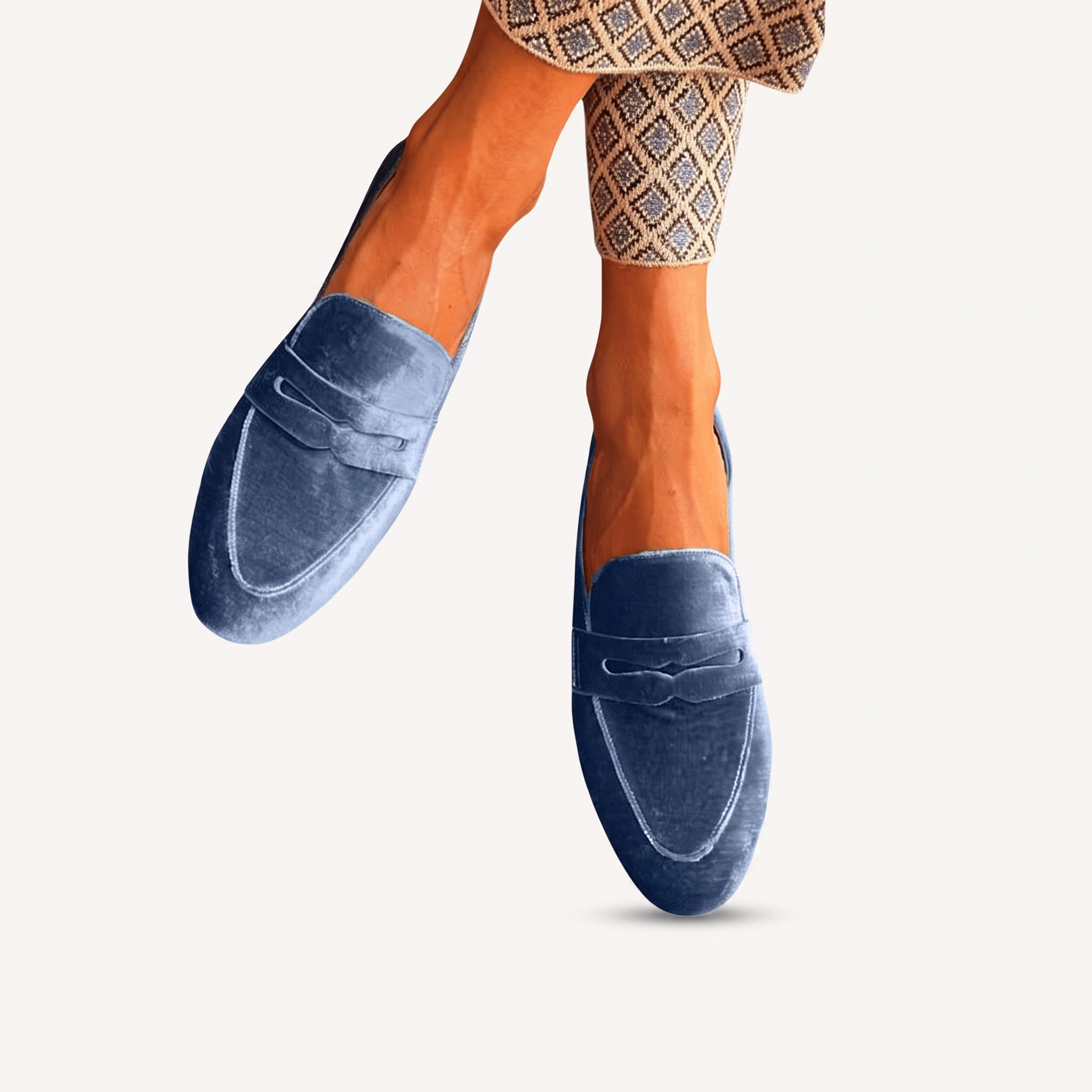 Komfort-Mokassins Damen Clio Alba – elegante Slipper