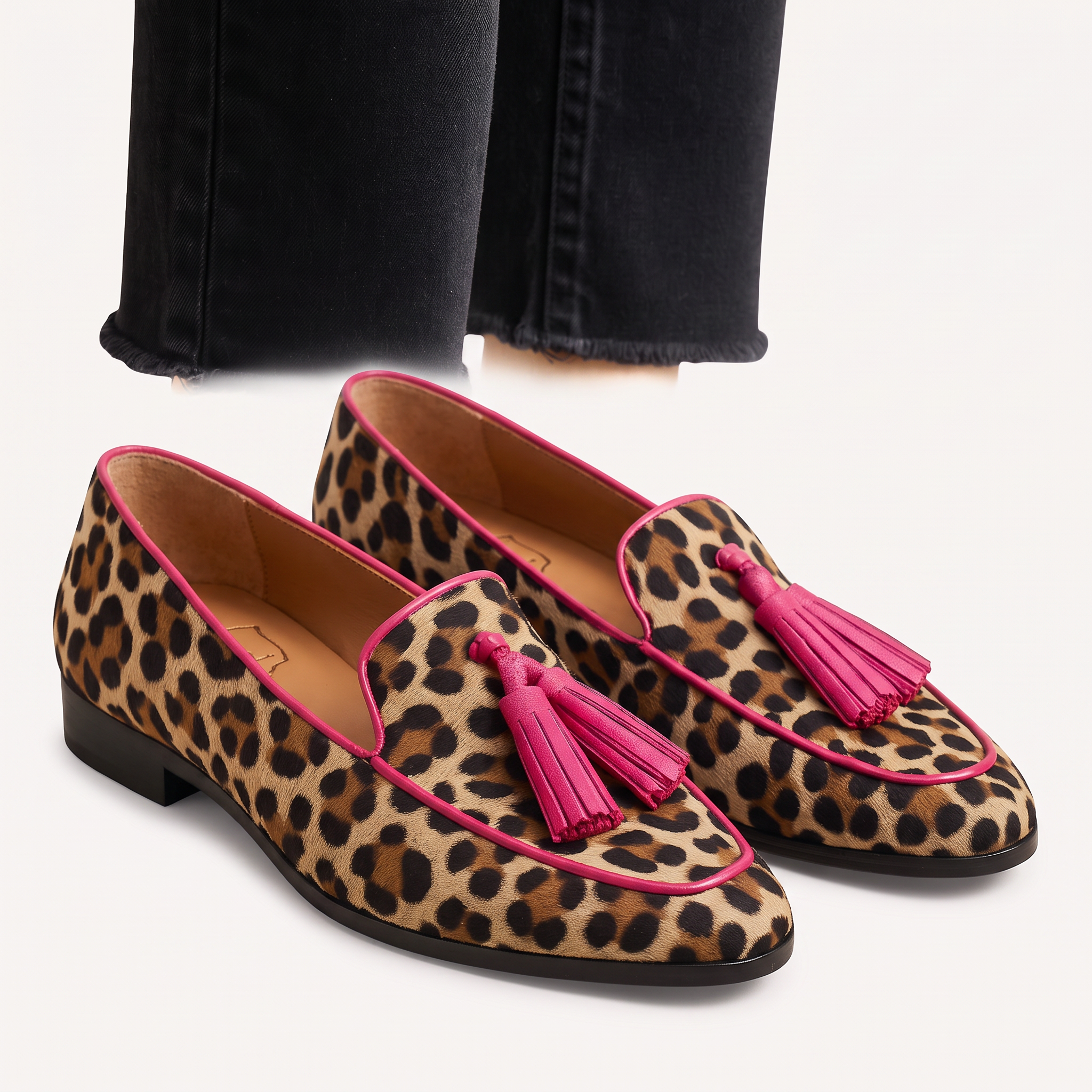 Leder-Mokassins Damen Bice Alba – bequeme Slipper