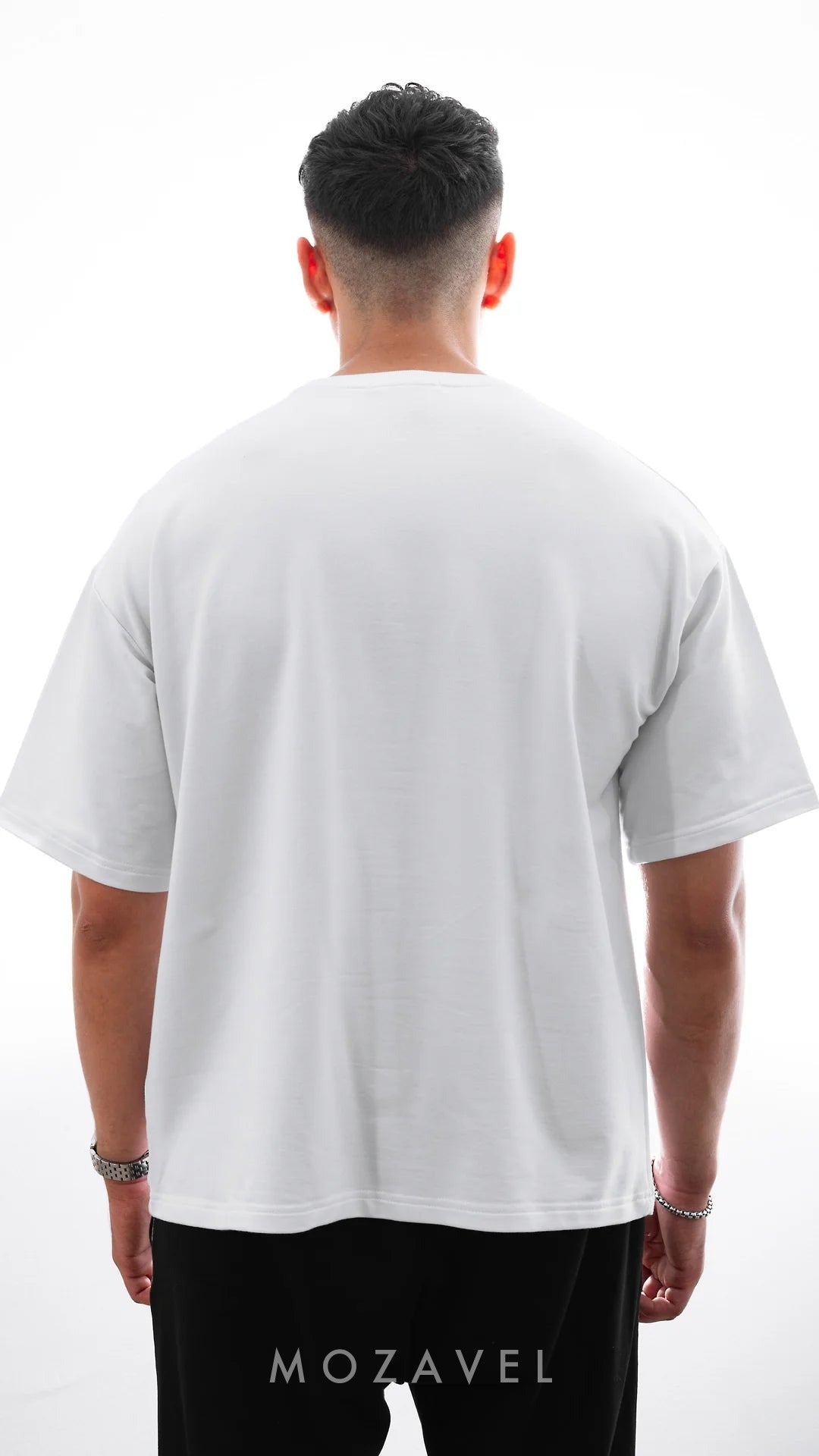 Herren Oversize T-Shirt „Basic“ Weiß