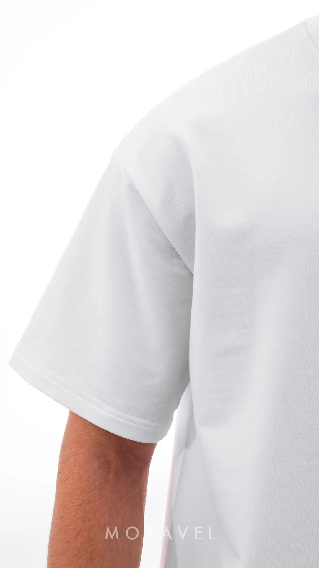 Herren Oversize T-Shirt „Basic“ Weiß