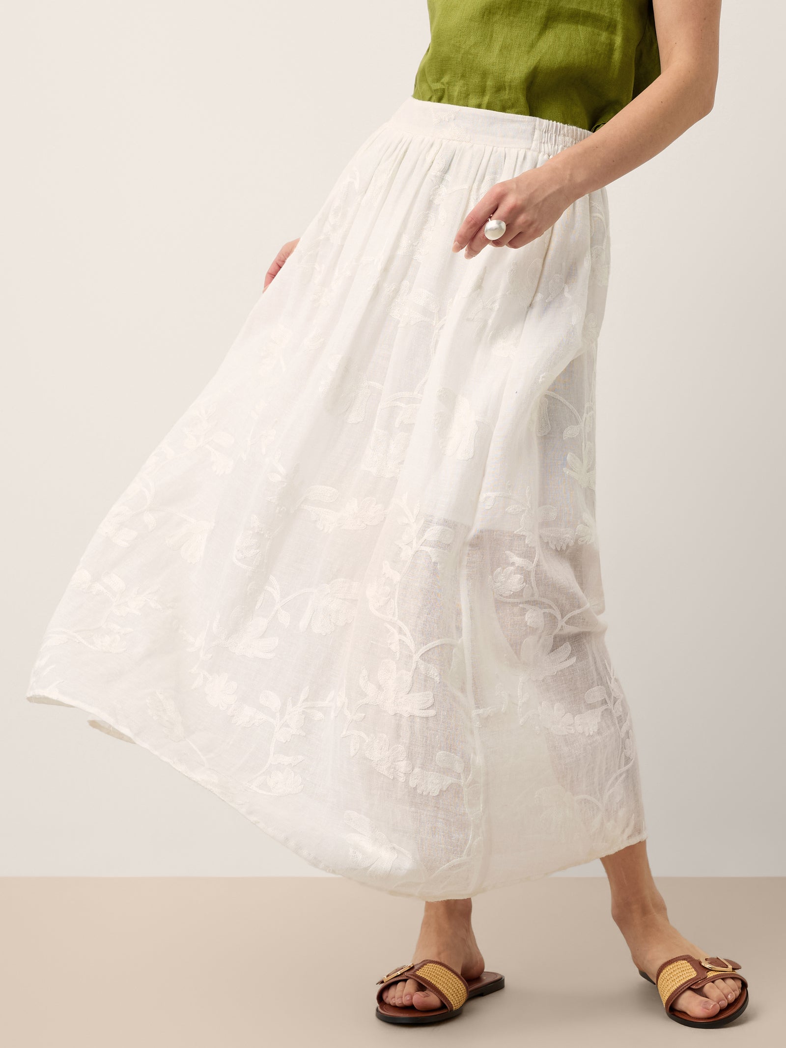 Linnen Maxi-jurk Dames