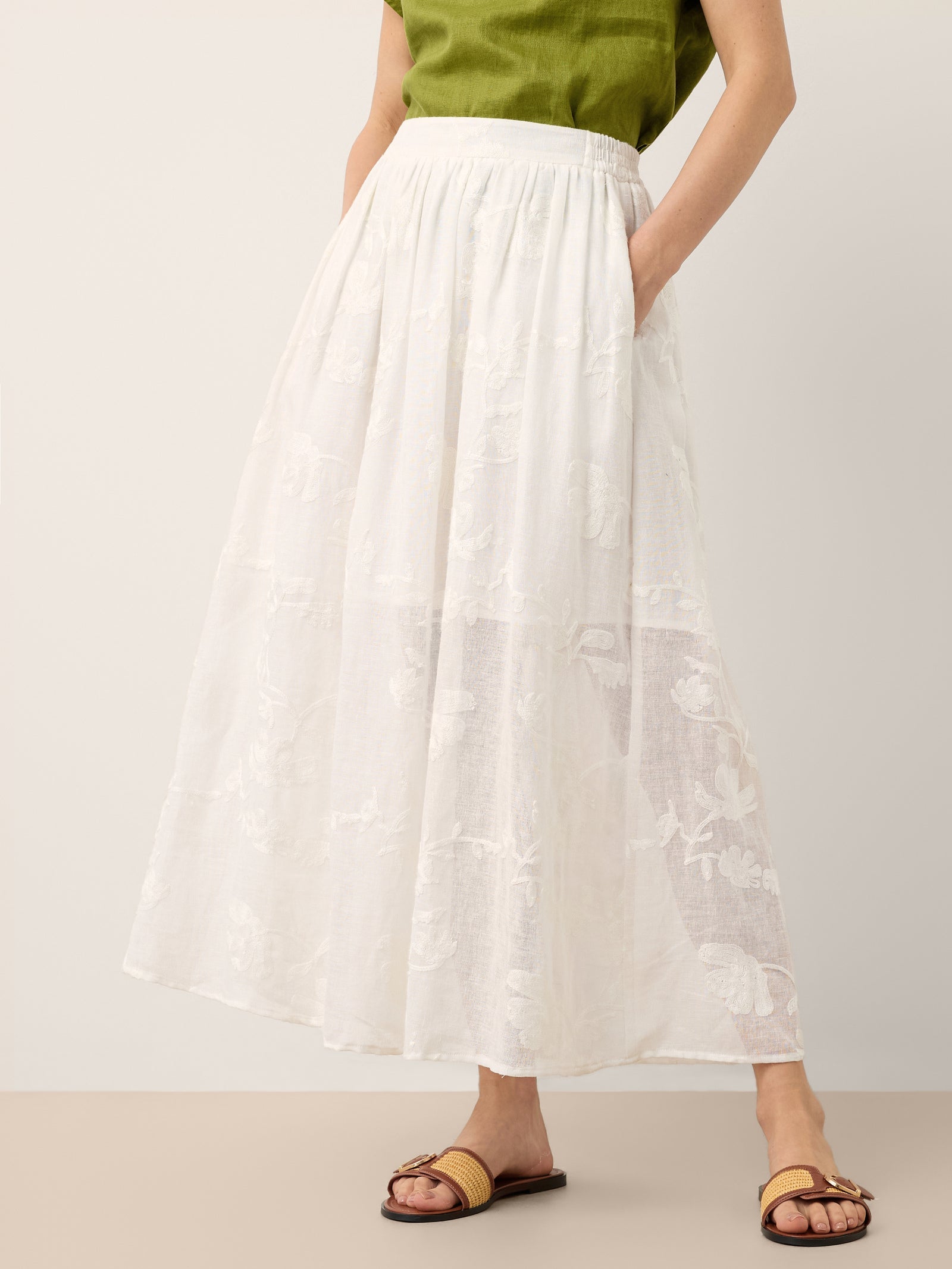 Linnen Maxi-jurk Dames