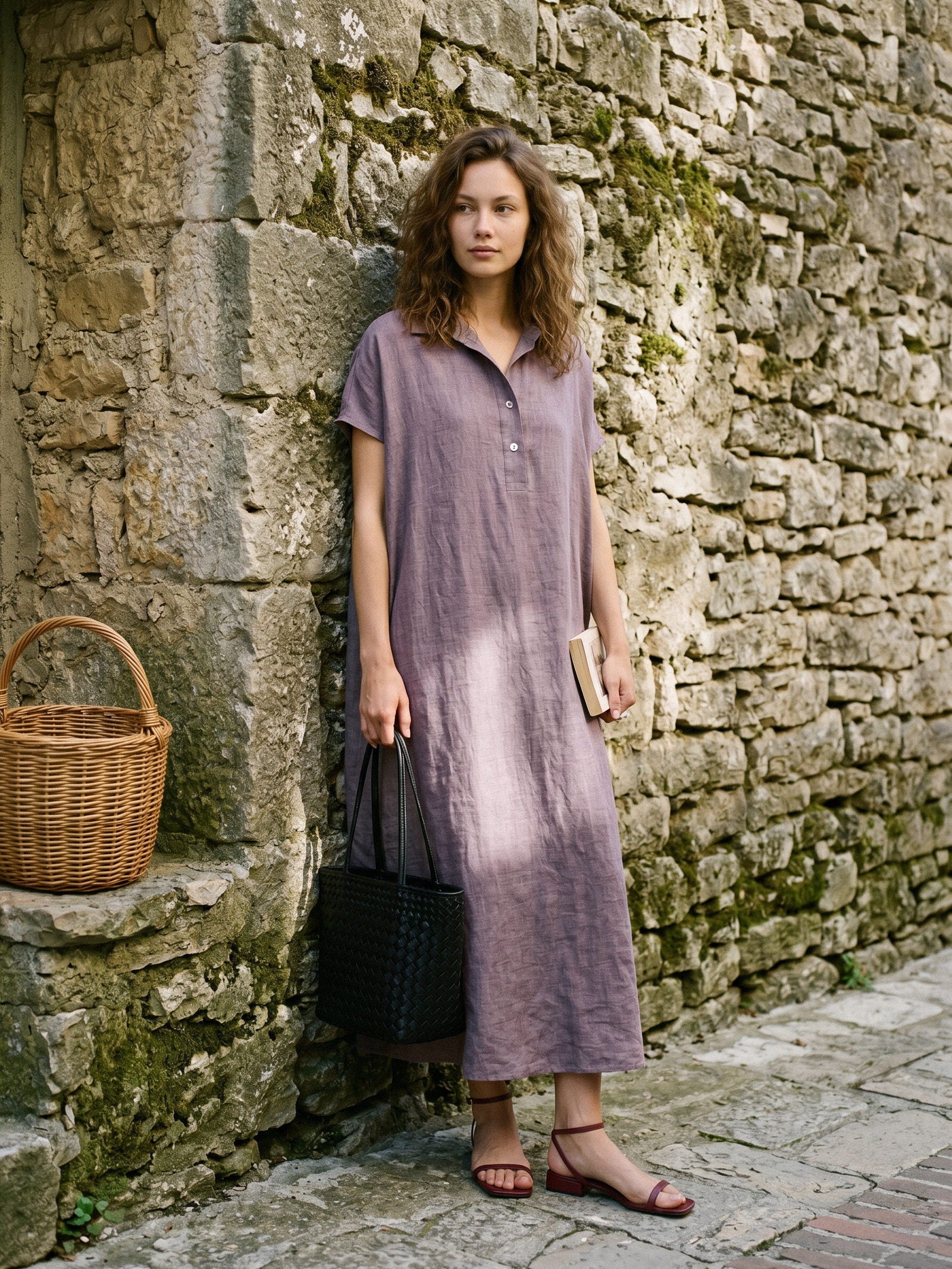 Linnen Maxi-jurk Dames