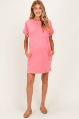 Umstands-Minikleid im T-Shirt-Stil