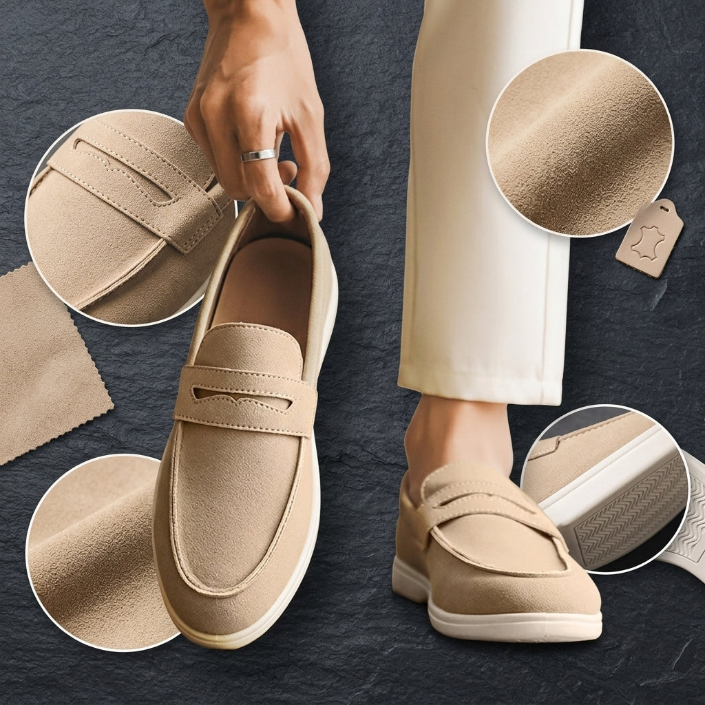 Como Loafer in Veloursleder-Optik