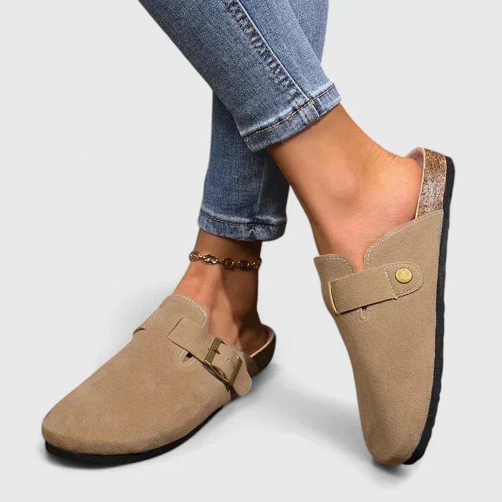 Ergonomische Komfort-Mokassins Damen Guendalina, bequeme Schuhe mit Einlage