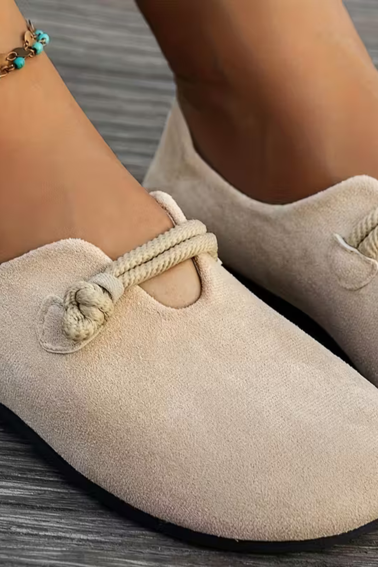 Komfort-Mokassins Damen Fara Eva aus Wildleder, weiche Slipper