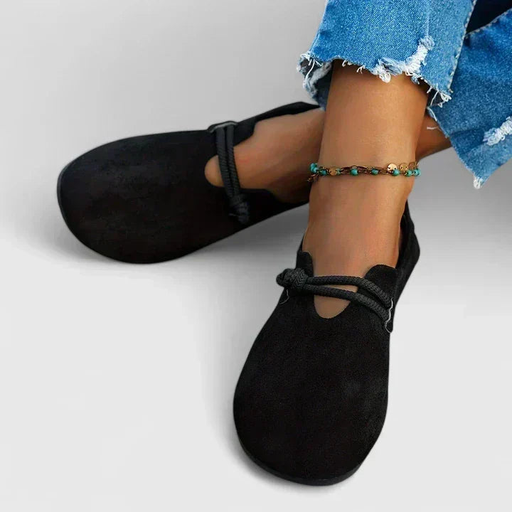 Komfort-Mokassins Damen Fedra Anna, Bequeme Slip-On aus Leder