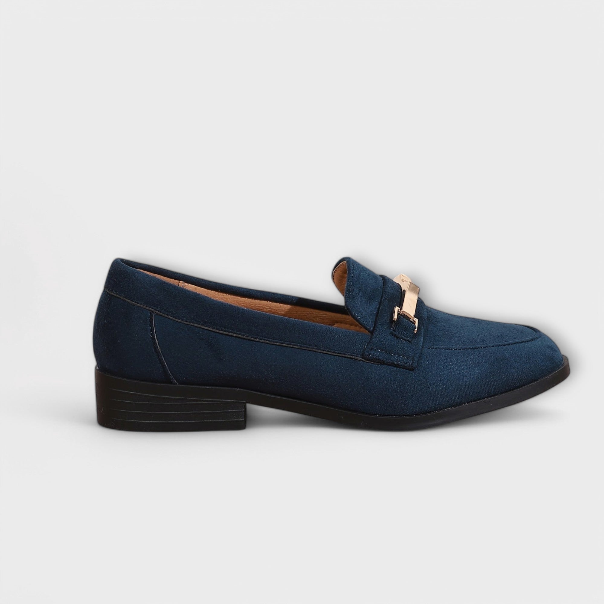 Wildleder-Mokassins Damen Fedra Lea, Weiche Slip-On