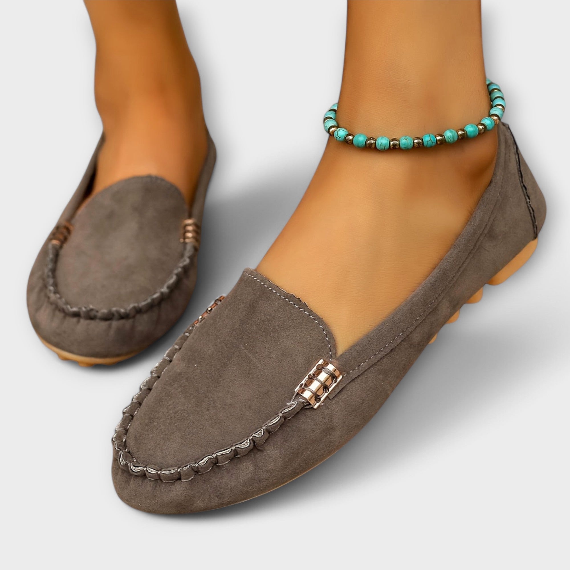 Komfort-Mokassins Damen Giuseppina, elegante Slip-On